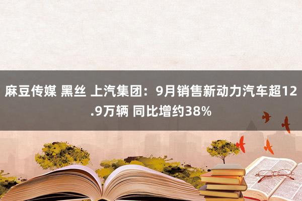 麻豆传媒 黑丝 上汽集团：9月销售新动力汽车超12.9万辆 同比增约38%