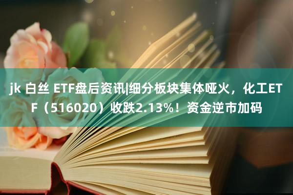 jk 白丝 ETF盘后资讯|细分板块集体哑火，化工ETF（516020）收跌2.13%！资金逆市加码