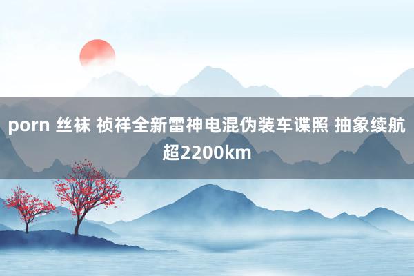 porn 丝袜 祯祥全新雷神电混伪装车谍照 抽象续航超2200km