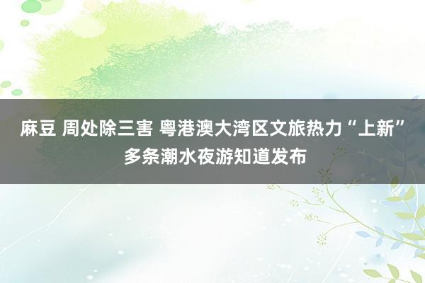 麻豆 周处除三害 粤港澳大湾区文旅热力“上新” 多条潮水夜游知道发布