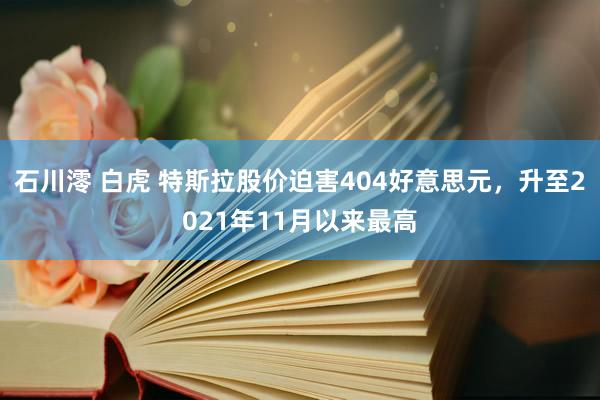 石川澪 白虎 特斯拉股价迫害404好意思元，升至2021年11月以来最高