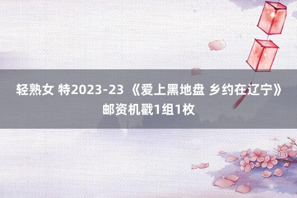 轻熟女 特2023-23 《爱上黑地盘 乡约在辽宁》邮资机戳1组1枚