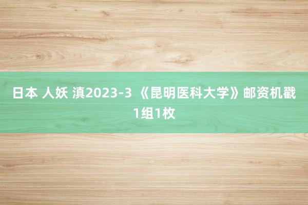 日本 人妖 滇2023-3 《昆明医科大学》邮资机戳1组1枚